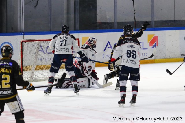 Photo hockey match Rouen - Angers  le 21/03/2023