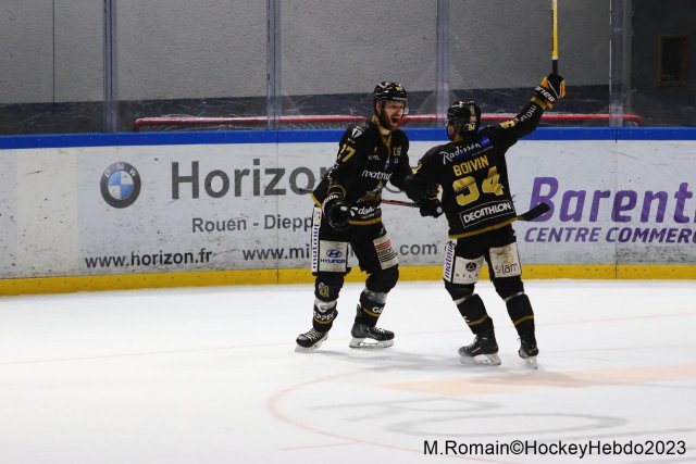 Photo hockey match Rouen - Angers  le 21/03/2023