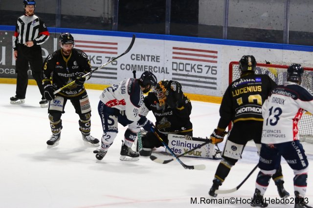 Photo hockey match Rouen - Angers  le 21/03/2023