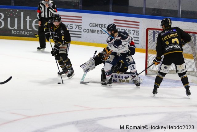 Photo hockey match Rouen - Angers  le 21/03/2023