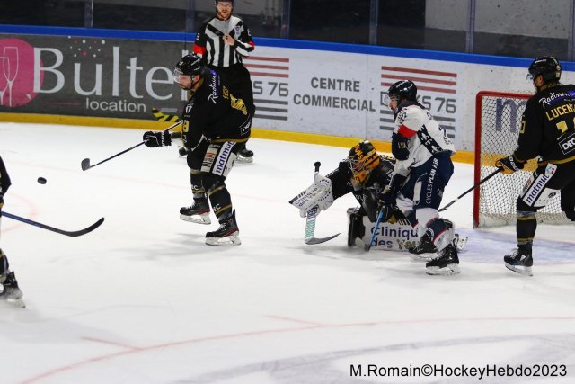 Photo hockey match Rouen - Angers  le 21/03/2023