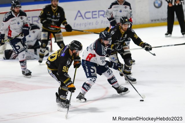 Photo hockey match Rouen - Angers  le 21/03/2023