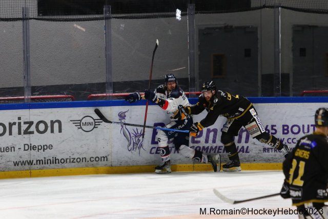 Photo hockey match Rouen - Angers  le 21/03/2023