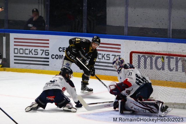Photo hockey match Rouen - Angers  le 21/03/2023
