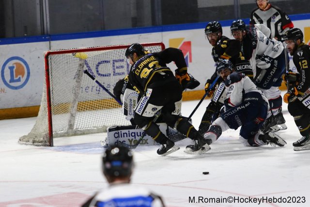 Photo hockey match Rouen - Angers  le 21/03/2023