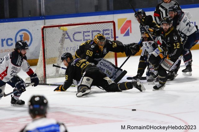 Photo hockey match Rouen - Angers  le 21/03/2023