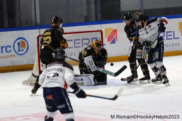 Photo hockey match Rouen - Angers  le 21/03/2023