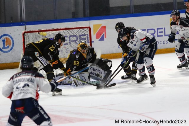 Photo hockey match Rouen - Angers  le 21/03/2023