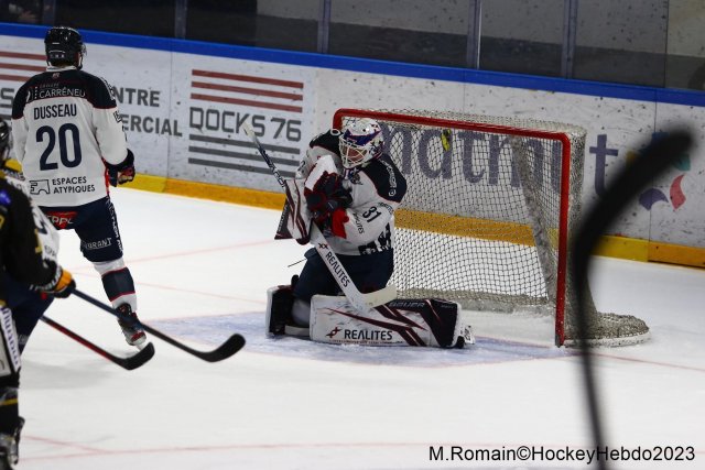 Photo hockey match Rouen - Angers  le 21/03/2023