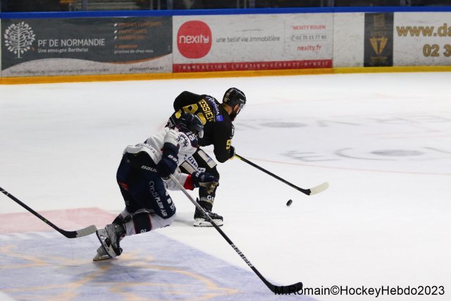 Photo hockey match Rouen - Angers  le 21/03/2023