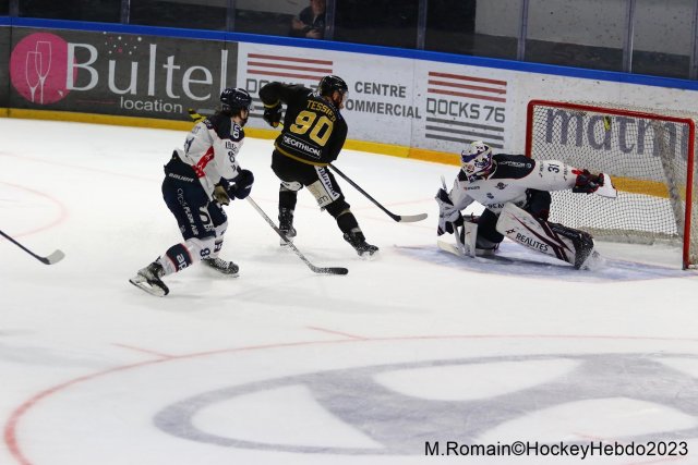 Photo hockey match Rouen - Angers  le 21/03/2023