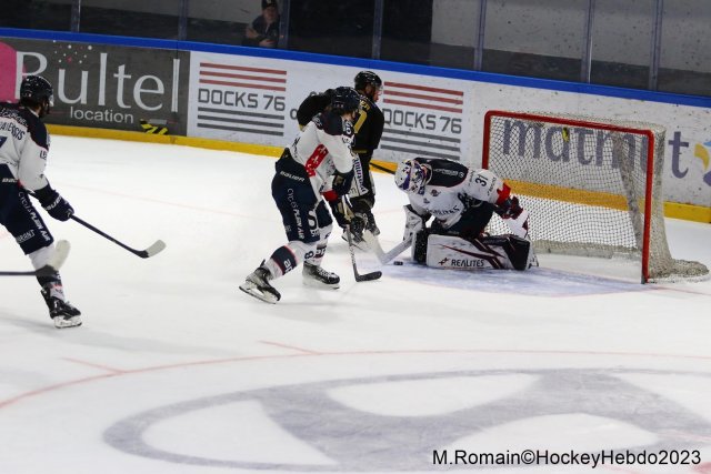 Photo hockey match Rouen - Angers  le 21/03/2023