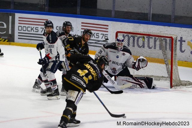 Photo hockey match Rouen - Angers  le 21/03/2023
