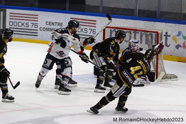Photo hockey match Rouen - Angers  le 21/03/2023