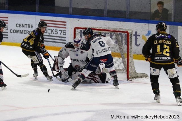 Photo hockey match Rouen - Angers  le 21/03/2023