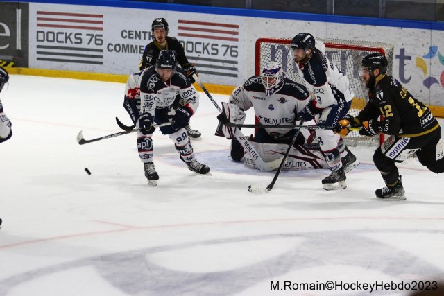 Photo hockey match Rouen - Angers  le 21/03/2023