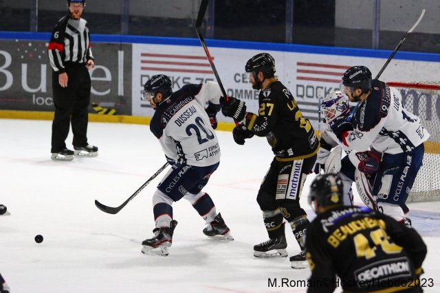 Photo hockey match Rouen - Angers  le 21/03/2023