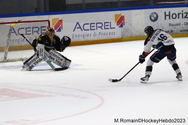 Photo hockey match Rouen - Angers  le 21/03/2023