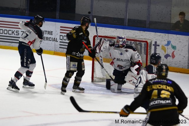Photo hockey match Rouen - Angers  le 21/03/2023
