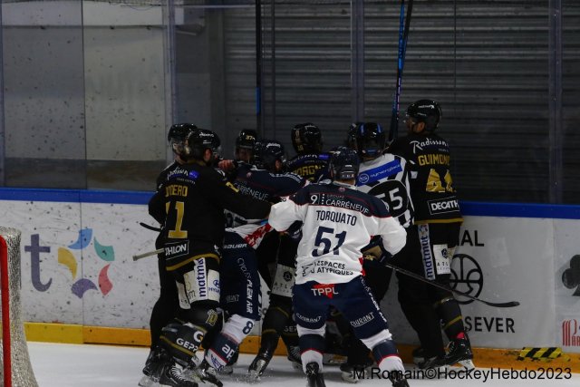 Photo hockey match Rouen - Angers  le 21/03/2023