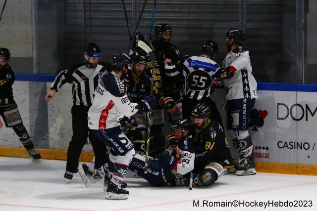 Photo hockey match Rouen - Angers  le 21/03/2023