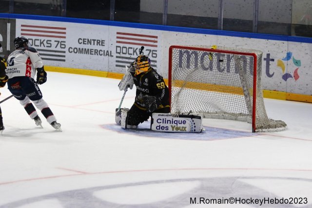 Photo hockey match Rouen - Angers  le 21/03/2023