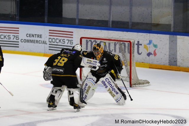 Photo hockey match Rouen - Angers  le 21/03/2023