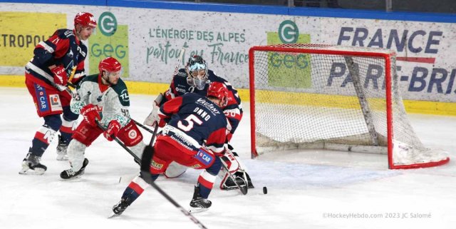 Photo hockey match Grenoble  - Cergy-Pontoise le 21/03/2023
