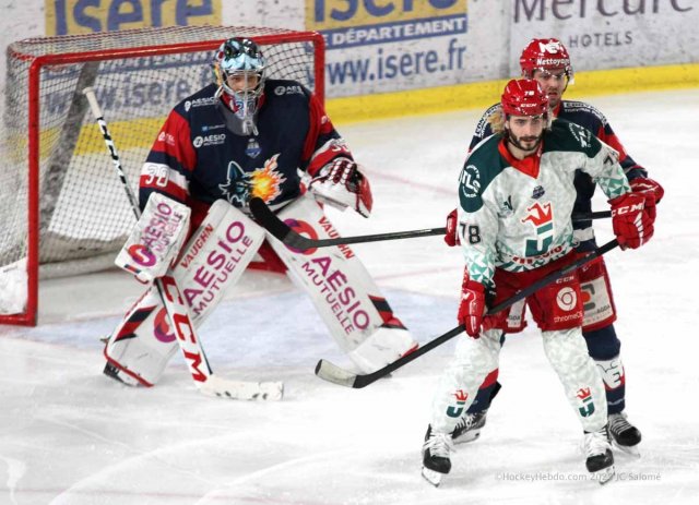 Photo hockey match Grenoble  - Cergy-Pontoise le 21/03/2023