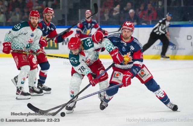 Photo hockey match Grenoble  - Cergy-Pontoise le 21/03/2023