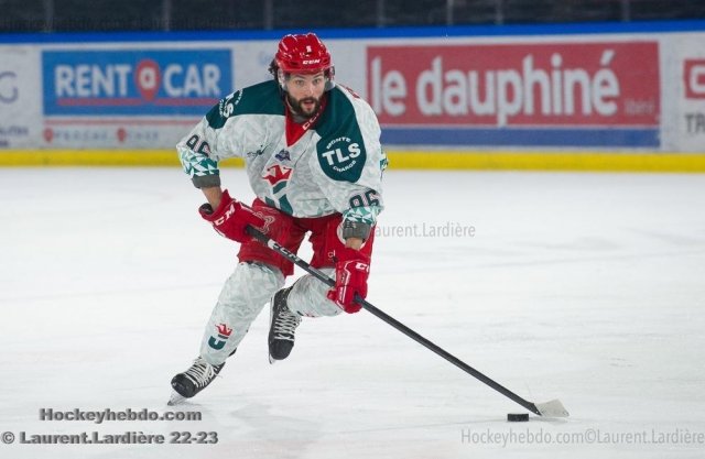 Photo hockey match Grenoble  - Cergy-Pontoise le 21/03/2023
