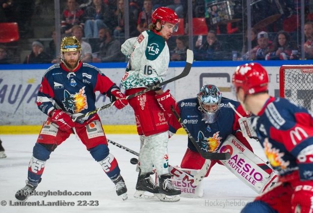 Photo hockey match Grenoble  - Cergy-Pontoise le 21/03/2023