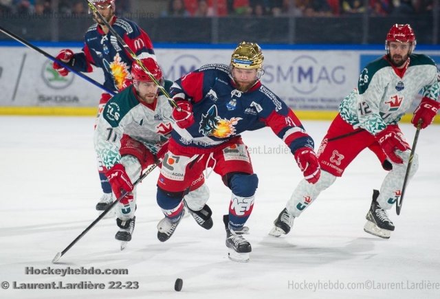 Photo hockey match Grenoble  - Cergy-Pontoise le 21/03/2023