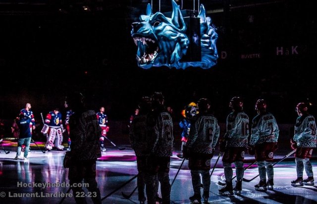 Photo hockey match Grenoble  - Cergy-Pontoise le 21/03/2023