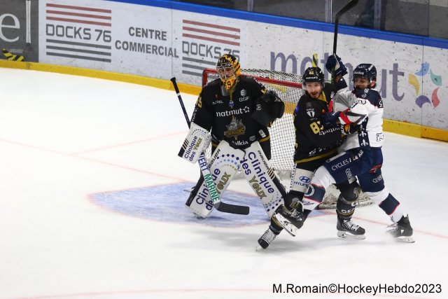 Photo hockey match Rouen - Angers  le 22/03/2023