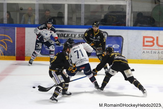 Photo hockey match Rouen - Angers  le 22/03/2023