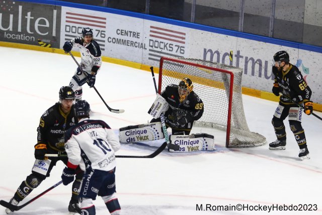 Photo hockey match Rouen - Angers  le 22/03/2023