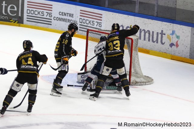 Photo hockey match Rouen - Angers  le 22/03/2023