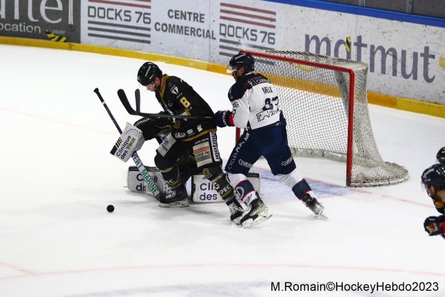 Photo hockey match Rouen - Angers  le 22/03/2023