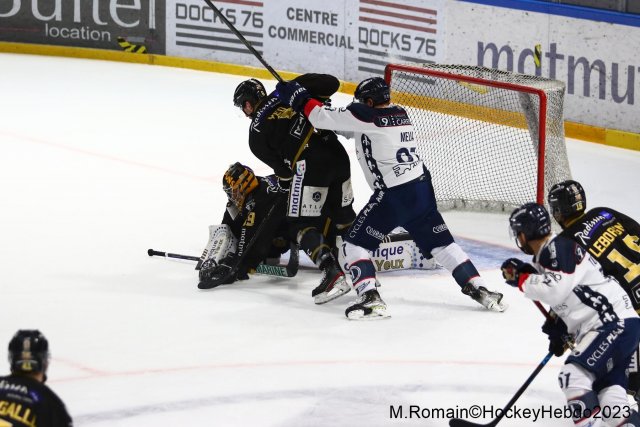 Photo hockey match Rouen - Angers  le 22/03/2023