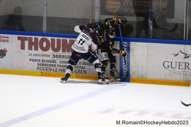 Photo hockey match Rouen - Angers  le 22/03/2023