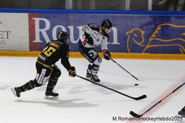 Photo hockey match Rouen - Angers  le 22/03/2023