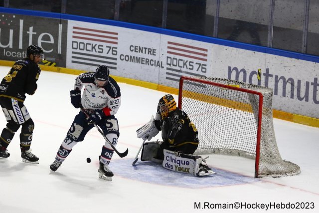 Photo hockey match Rouen - Angers  le 22/03/2023