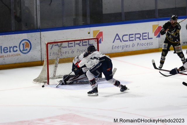 Photo hockey match Rouen - Angers  le 22/03/2023