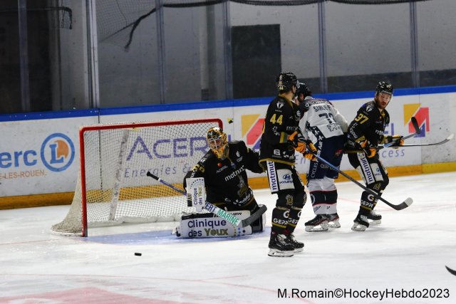 Photo hockey match Rouen - Angers  le 22/03/2023
