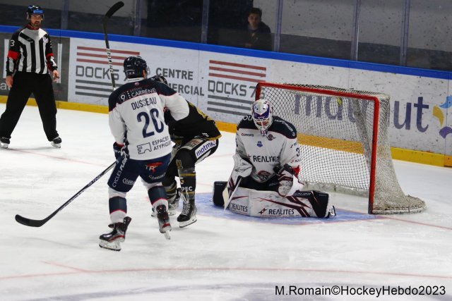 Photo hockey match Rouen - Angers  le 22/03/2023