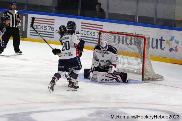 Photo hockey match Rouen - Angers  le 22/03/2023