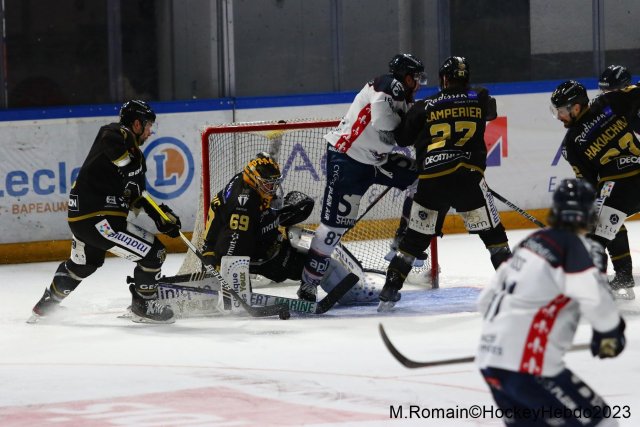 Photo hockey match Rouen - Angers  le 22/03/2023
