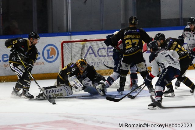 Photo hockey match Rouen - Angers  le 22/03/2023