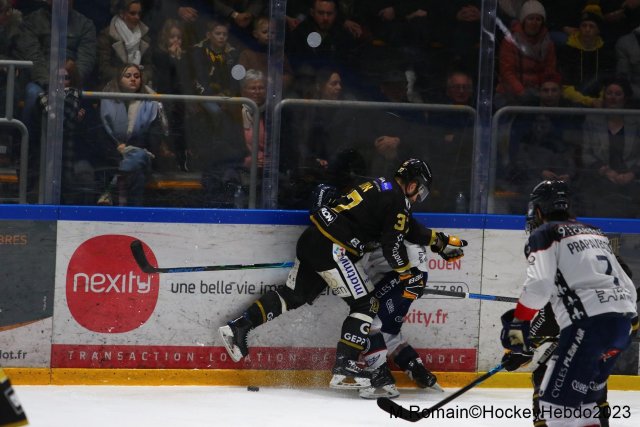 Photo hockey match Rouen - Angers  le 22/03/2023